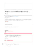 ICT Innovation 2nd Batch Application Form.pdf